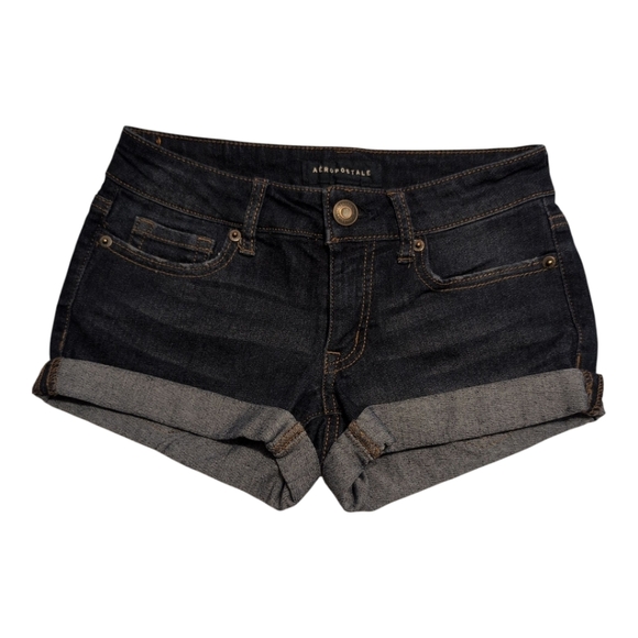 Aeropostale Pants - Aeropostale 000 Dark Denim Jean Shorts